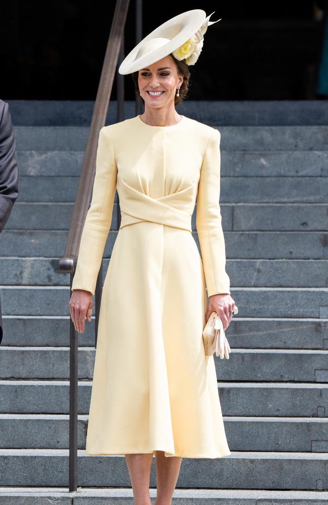 Looking regal at the National Service of Thanksgiving at St Paul's Cathedral last weekend. Picture: Samir Hussein/WireImage