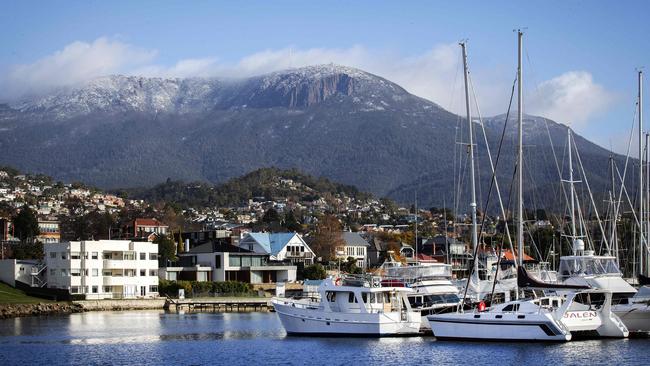 Mount Wellington/ Kunanyi, Hobart. Picture: Chris Kidd