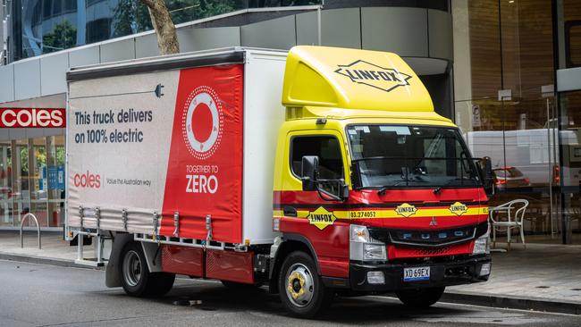 Linxfox has rolled out a new electric truck for supermarket giant Coles.