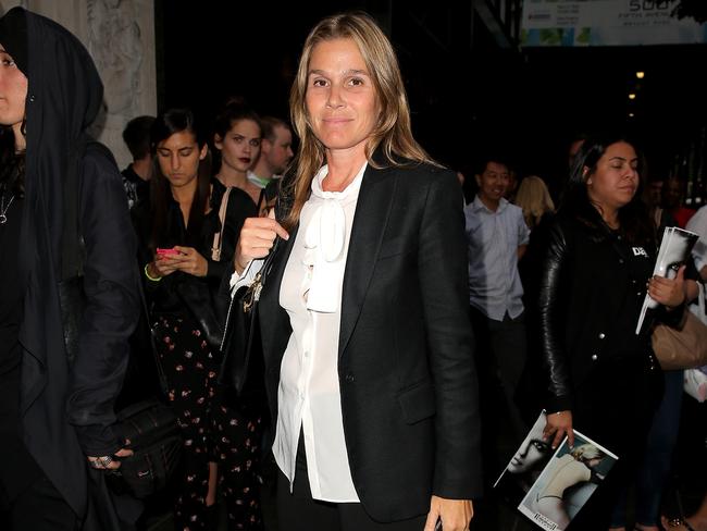 Aerin Lauder at the Oscar De La Renta fashion show during Mercedes-Benz Fashion Week in New York. Picture: Getty