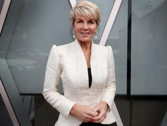 Julia Bishop wants workplaces that suit women, not just men. Picture: AAP