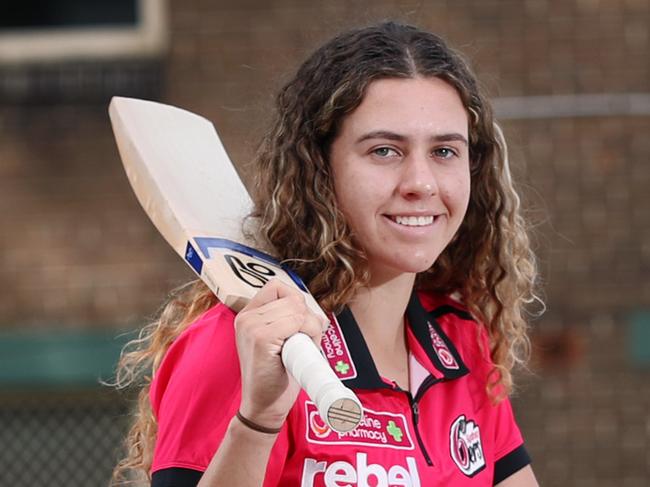 Pictured in Summer Hill in Sydney is young cricketer Emma Hughes. Emma has just signed a new contract with the Sydney Sixers for the WBBL. She is from Dubbo originally but playing for Penrith in the upcoming Premier Cricket League. She is one of the rising stars of the game and a keen skateboarder.Picture: Richard Dobson