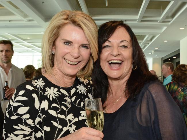 Lisa Lambert and Rhonda White at St Hilda’s Foundation Legacy Lunch at Sheraton Mirage, Main Beach. Picture: Regina King