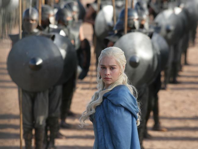 Dany and her Unsullied army. Picture: Foxtel