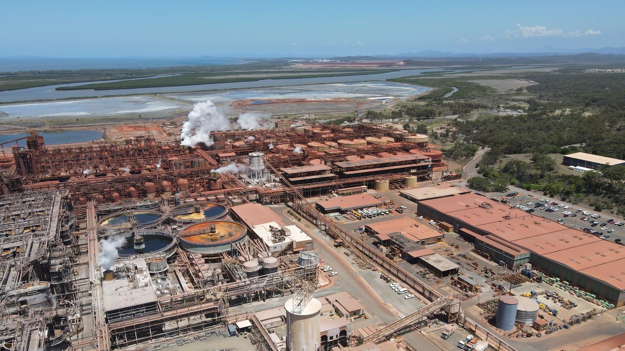 Queensland Alumina Limited Gladstone. Picture: DJI Mavic Air 2