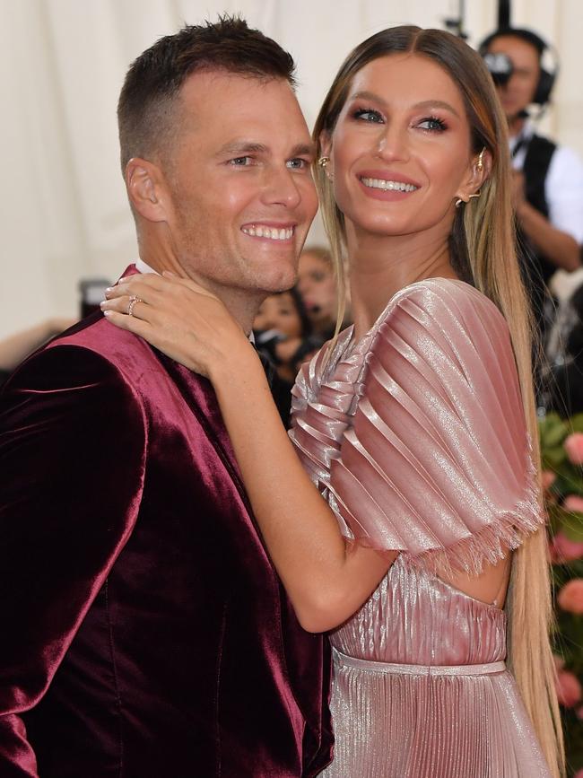 Gisele Bundchen and Tom Brady. Picture: AFP