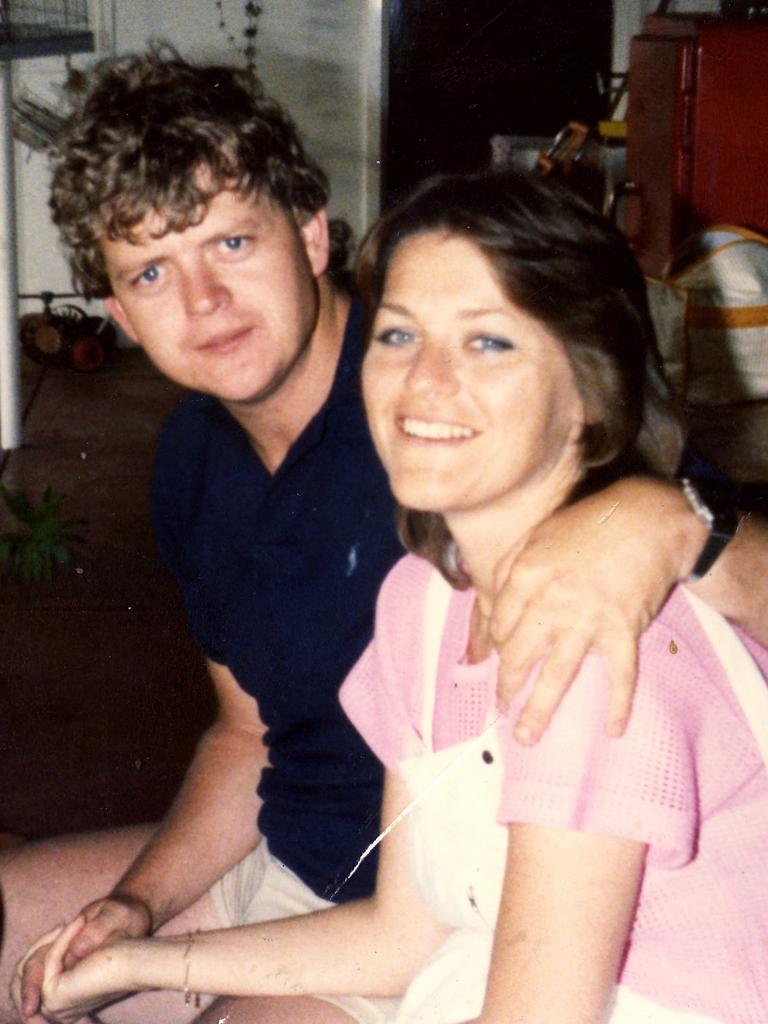 NCA bombing murder bombing victim Geoffrey Bowen with wife Jane in 1984. Picture: Supplied