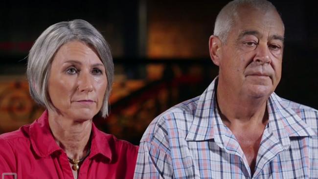 Mason's grandparents Sue and John Sandeman have pledged to fight for abused children in Mason’s name, and say he’s already saved lives. Picture: Channel 9