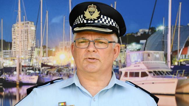 Gold Coast police Chief Superintendent Craig Hanlon has warned police are not punching bags after six officers were injured over the weekend. Picture: Shae Beplate.