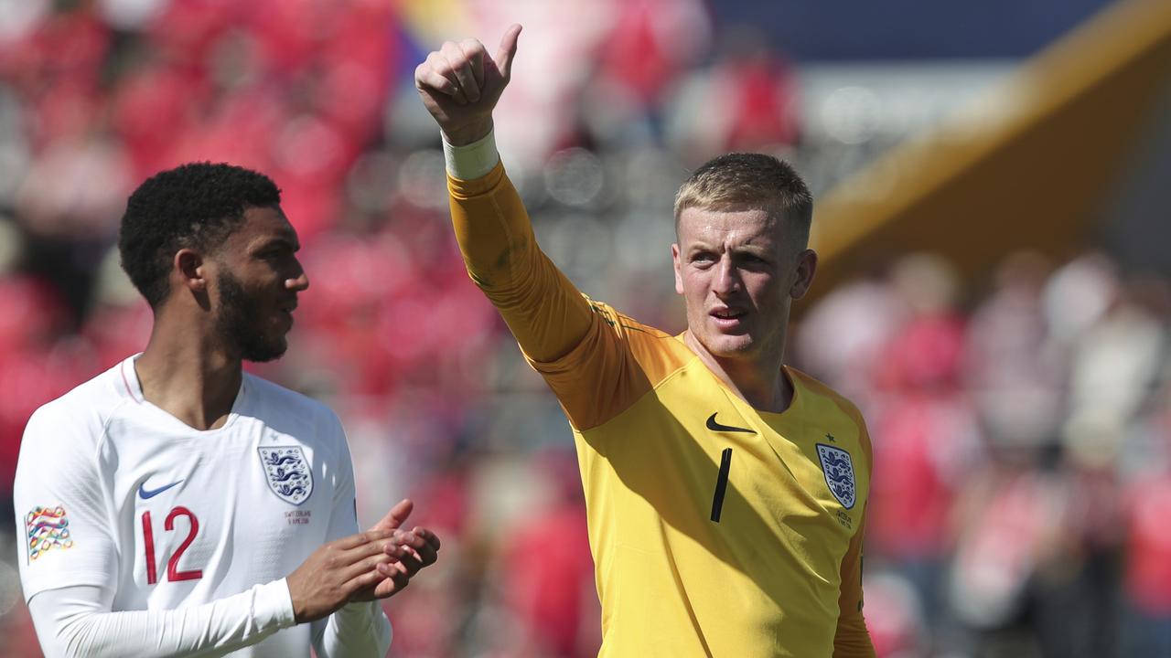 Jordan Pickford was the hero as England downed Switzerland