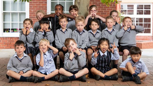 Christian College Prep class Prep G Back Row (from left): Celeste Jordan, Amara Gala, Lizzie McHardy, Sarah Griffin, Evelyn Pring Middle Row (from left): Annie Davis, Olivia Cui, Jean-Luc Krieger, Ashton Fletcher, Leo Slaven, Thomas Rossiter, Lachie Rees Front Row: Jack Hadden, Will Blohm, Scout Gray, Anna Tang, Lucjan Chan