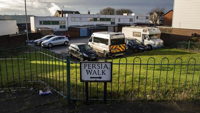 A Stoke-on-Trent area near an address believed to be linked to terrorist Usman Khan.