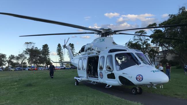 There are currently six helicopter ambulance bases in NSW. Picture: Manly Daily