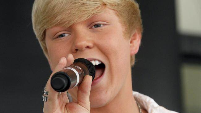 Australia's Got Talent winner Jack Vidgen performs after winning the show.