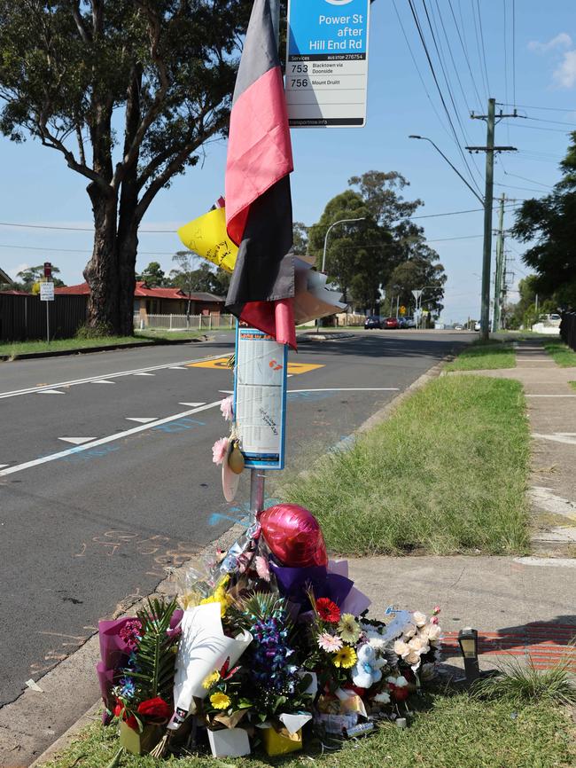 Children were getting on to the bus at the same time Iyzaa’s attackers allegedly approached him. Picture: Tim Hunter.