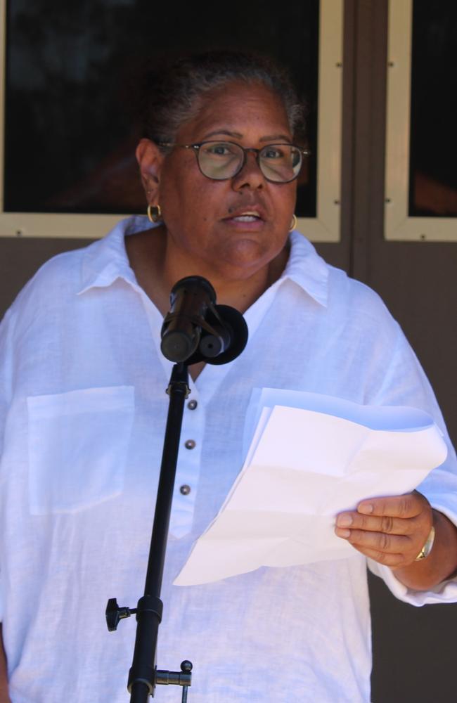 Community Services Manager at Cherbourg Aboriginal Shire Council Edwina Stewart paid tribute to earlier generations for establishing a cultural inheritance of resilience that continues to galvanise the people of Cherbourg.