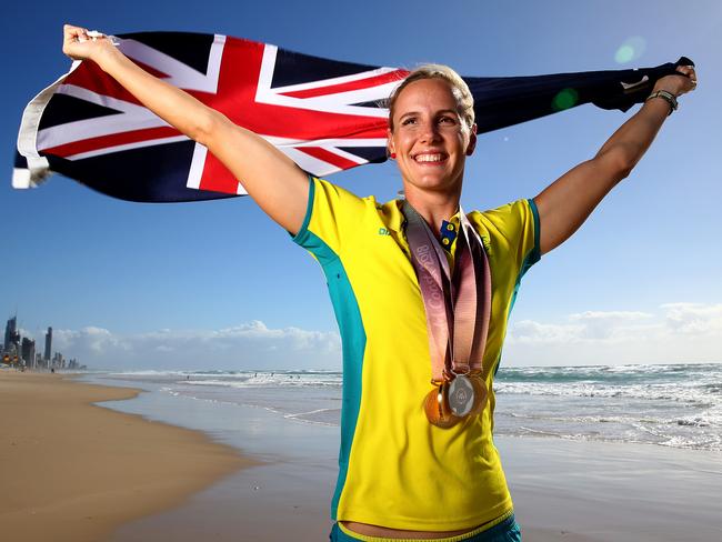 Bronte Campbell after this month’s Commonwealth Games. Picture: Adam Head