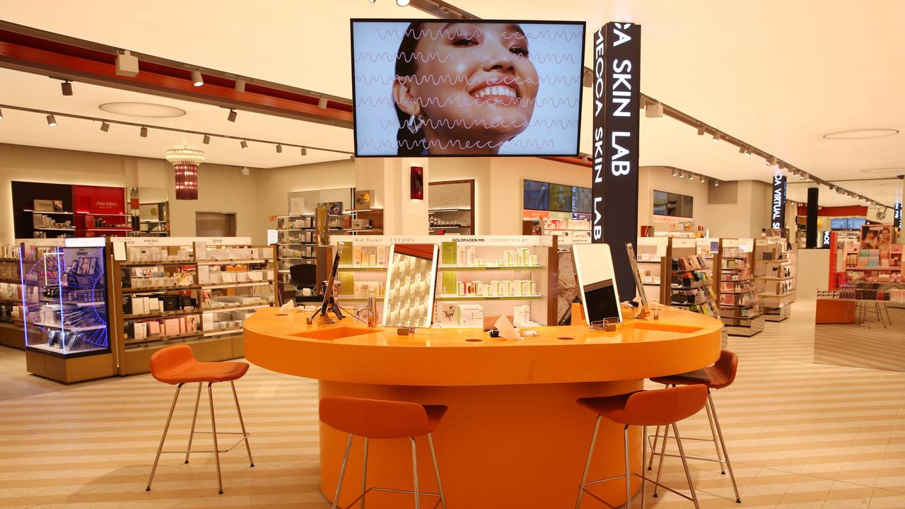 Interior of a Mecca Cosmetica store in Sydney. Britta Campion / The Australian