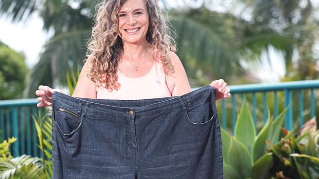 Teri Michelle was morbidly obese, lost 90kg then survived cancer. Picture: Glenn Hampson