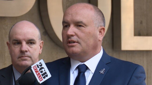 NSW Police minister speaking on lockout review