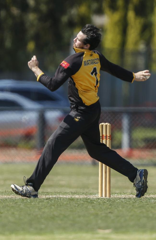 Dom Matarazzo is approaching 200 wickets in Premier Cricket.