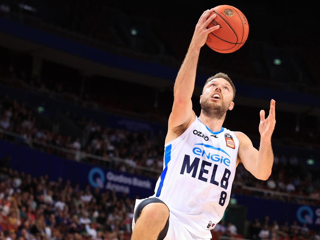 Matthew Dellavedova has led an explosive comeback from Melbourne United, to silence the Sydney Kings home crowd. Picture: Getty Images