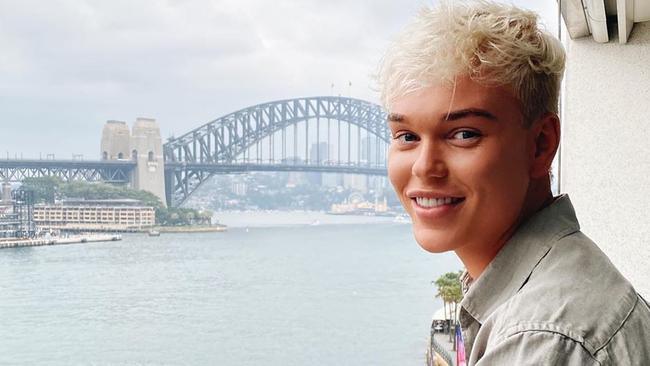 Jack Vidgen in Sydney.