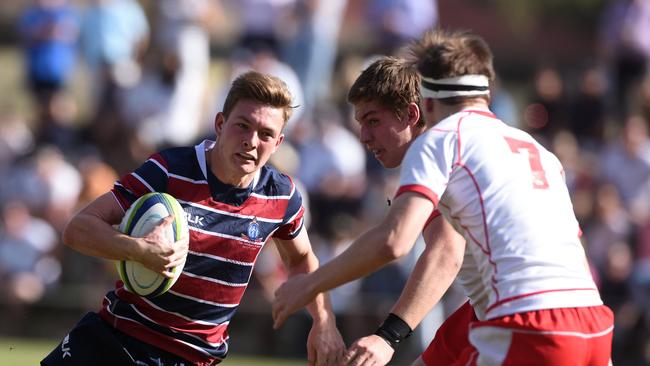 Hamish Roberts when he was playing for TSS. Now he is a colts 1 threat with Bond. (Photo/Steve Holland)