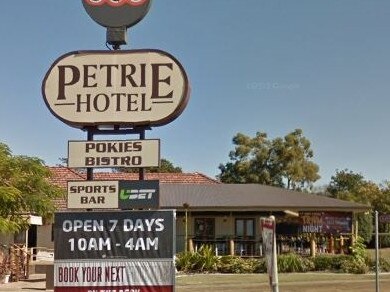 Erin Louise Rigby spat in the face or a worker at the Petrie Hotel. Picture: Google