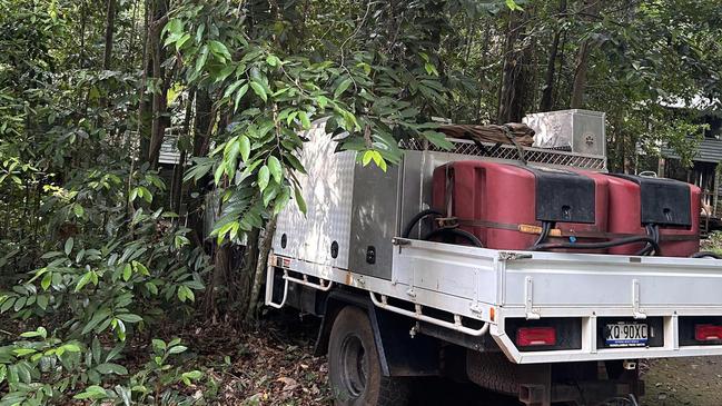 Three vehicles were damaged during the alleged break in at Cape Tribulation, Ferntree Rainforest and Lodge owner Mark Cromwell said.