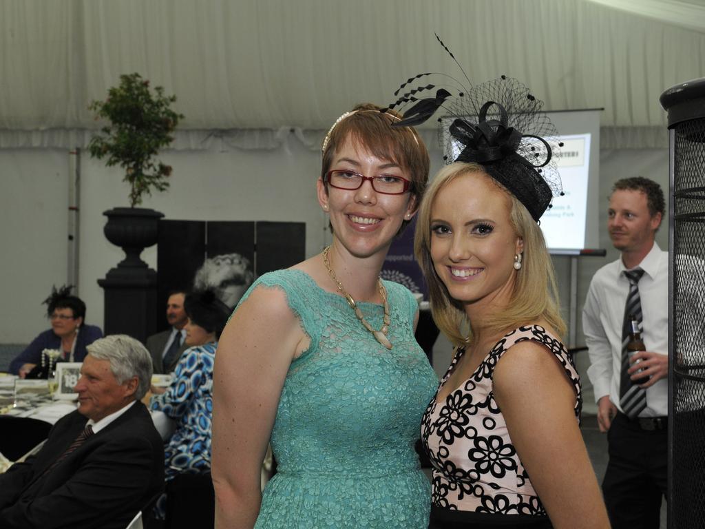 Melanie Packer and Ash Wilson. 2012 Fitton Charity Race Day. Photo Dave Noonan / The Chronicle