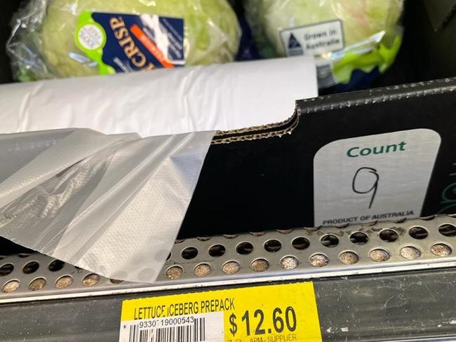 The $12 iceberg lettuce Picture: Supplied.