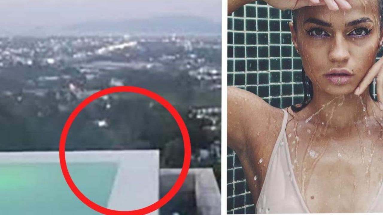 Model’s horror death plunge from pool