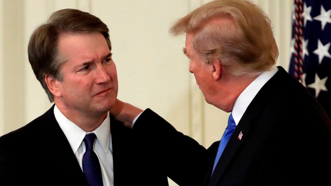 US President mocks Kavanaugh accuser 