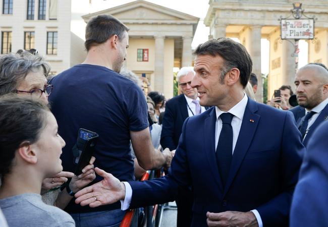 French President Emmanuel Macron has warned about the rise of the far-right in Europe during a state visit to Germany.