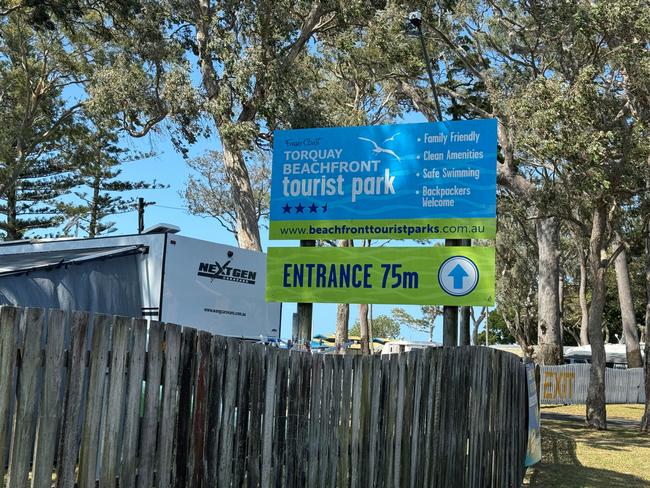 Torquay Caravan Park.