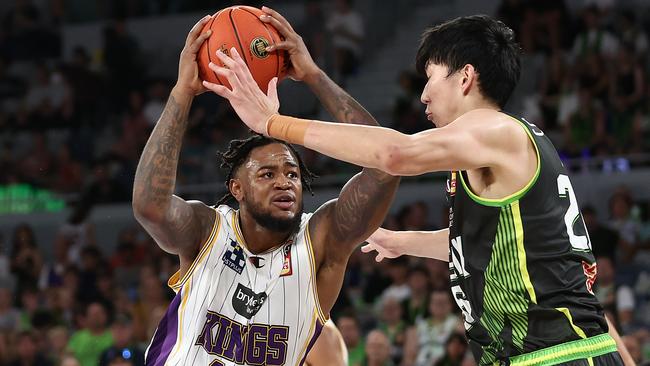 Kings star Jarell Martin dominated the big-man battle. Picture: Getty Images