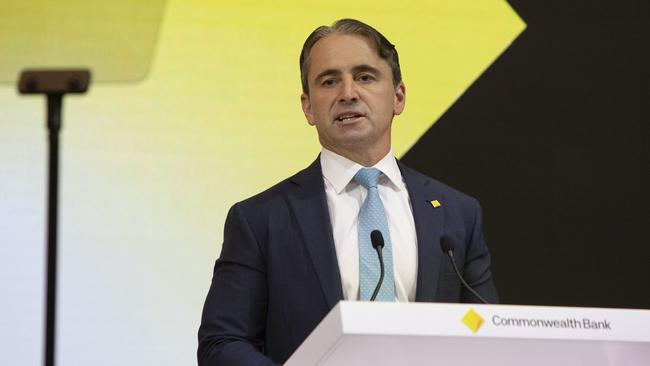 Commonwealth Bank CEO Matt Comyn: ‘Last time I looked, something like an Apple was probably paying tax in this country of something like 1 per cent of its revenue.’ Picture: Brett Hartwig