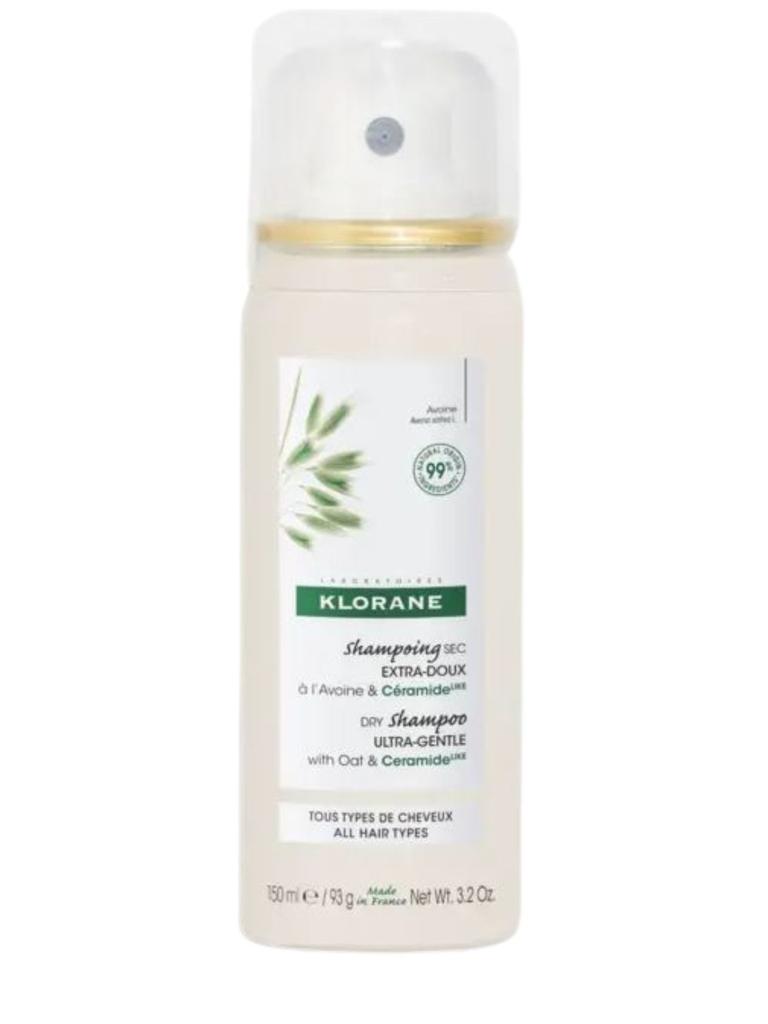 Klorane, Dry Shampoo With Oat and Ceramide. Picture: Supplied