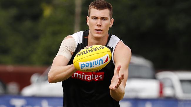 Will you take the risk on mid-price ruck-forward Mason Cox? Picture: Michael Klein