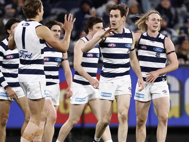 The Cats have roared to the top of the ladder. Picture: Darrian Traynor/Getty Images