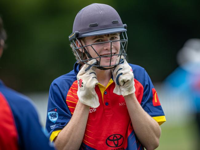 Aidan Boulton adjusts his lid. Pics by Julian Andrews