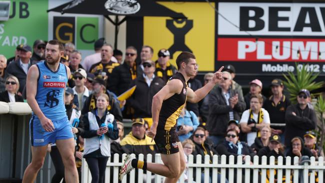 Glenelg is looking to explore its chances of hosting Gather Round. Picture: SANFL/David Mariuz