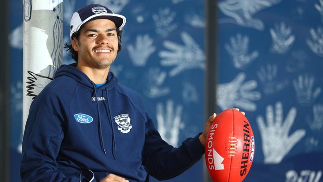 Lawson Humphries is another gem from the Geelong recruiting department. Picture: Alison Wynd