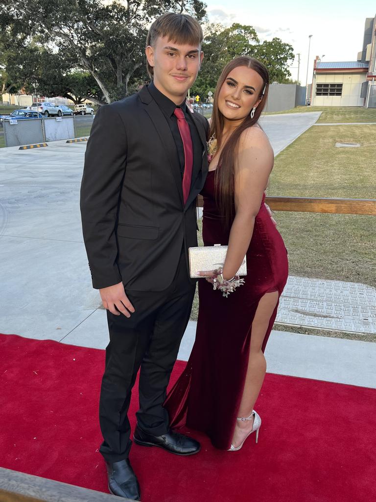 Students arrive at Maryborough State High School's formal.