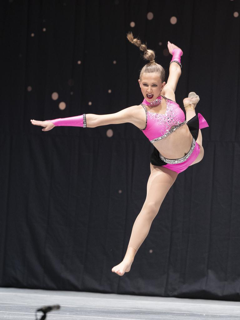 Southern Tasmanian Dancing Eisteddfod, Halle Heggie (JDW)during the 12 Years Jazz Solo at Wrest Point. Picture: Chris Kidd