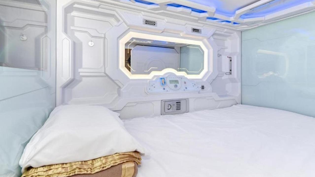 A capsule apartment is being listed for rent for $300 a week in Sydney. Picture: Realestate.com.au