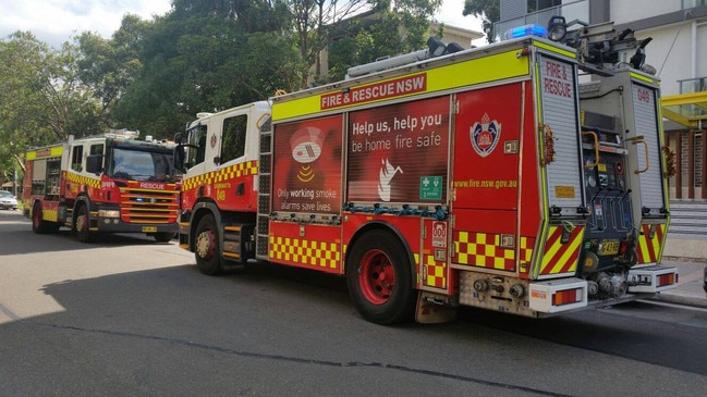 Firefighters respond to a unit fire. Generic image.