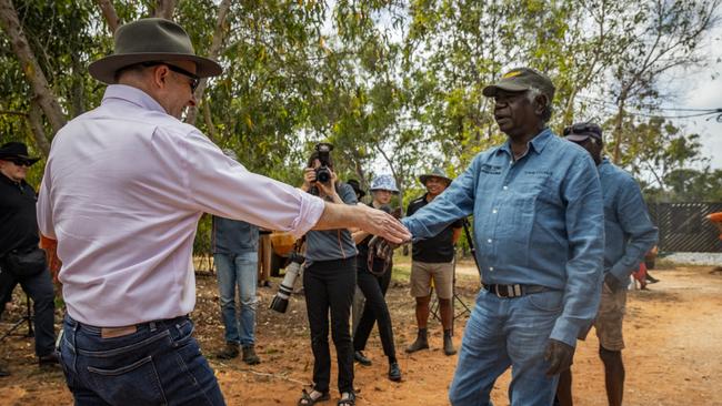 Anthony Albanese is seeking to write another chapter into the nation’s reconciliation story through a highly contested referendum. Picture: <span id="U722372933514gIF">Tamati Smith/Getty Images</span>