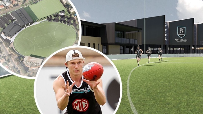 Port Adelaide has unveiled plans for its revamp of Alberton.